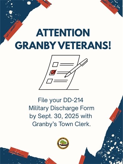 attention granby veterans - file your dd-214