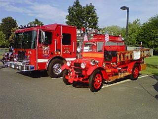 1921 REO - Antique and LA-3 2011 HME Pumper