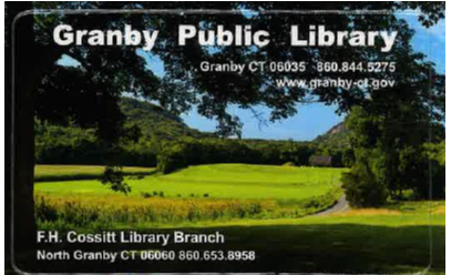 library card front